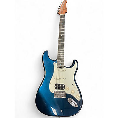 Used Firefly Pure Series NST Super Strat Metallic Midnight Purple Solid Body Electric Guitar