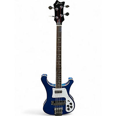 Used Firefly RE BLUE SPARKLES Electric Bass Guitar