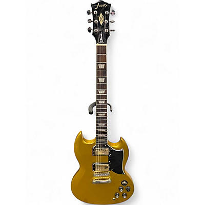 Used Firefly SG Gold Solid Body Electric Guitar