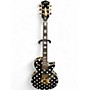 Used Firefly elite Black With White Polka Dots Solid Body Electric Guitar Black With White Polka Dots