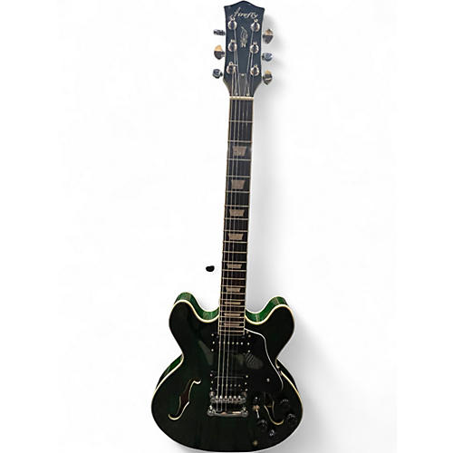 Used Firefly jsn hollowbody green Hollow Body Electric Guitar green