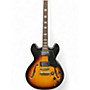 Used Firefly jsn sunburst Hollow Body Electric Guitar sunburst