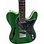Used Firefly pure series Apple Green Hollow Body Electric Guitar Apple Green
