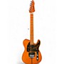 Used Firefly t style Trans Orange Solid Body Electric Guitar Trans Orange