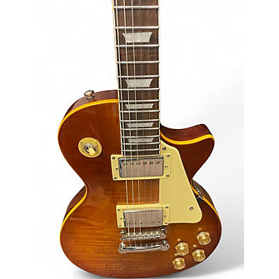 Used Firelfly Classic LP Style Trans Brown Solid Body Electric Guitar