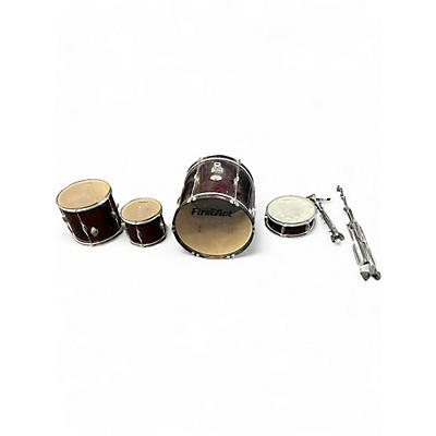 Used First Act 4 Piece 4 piece Red Drum Kit
