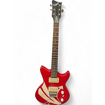Used First Act ME579 RED AND WHITE Solid Body Electric Guitar
