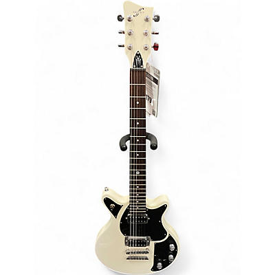 Used First Act VOLKSWAGON GARAGE MASTER WHITE WITH BLACK PICKGAURD Solid Body Electric Guitar