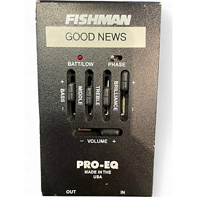 Used Fishman PRO EQ 4 BAND Guitar Preamp