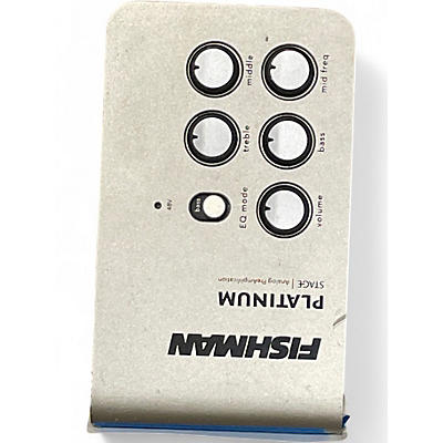 Used Fishman PROPLT101 Platinum EQ Pre With DI Acoustic Guitar Pickup