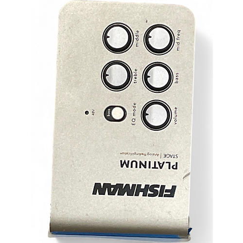 Used Fishman PROPLT101 Platinum EQ Pre With DI Acoustic Guitar Pickup