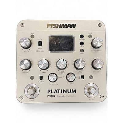 Used Fishman PROPLT101 Platinum EQ Pre With DI Acoustic Guitar Pickup