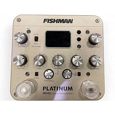 Used Fishman PROPLT101 Platinum EQ Pre With DI Acoustic Guitar Pickup