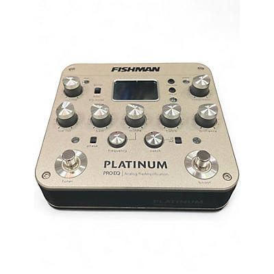 Used Fishman PROPLT101 Platinum EQ Pre With DI Acoustic Guitar Pickup