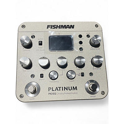 Used Fishman PROPLT101 Platinum EQ Pre With DI Acoustic Guitar Pickup