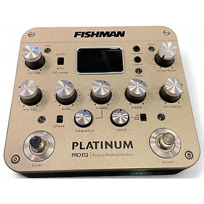 Used Fishman PROPLT101 Platinum EQ Pre With DI Acoustic Guitar Pickup