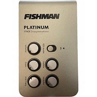 Used Fishman PROPLT101 Platinum EQ Pre With DI Acoustic Guitar Pickup