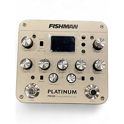 Used Fishman PROPLT101 Platinum EQ Pre With DI Acoustic Guitar Pickup