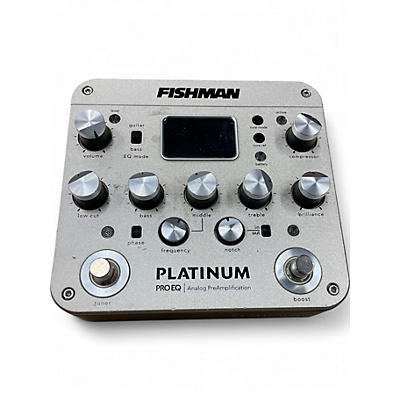 Used Fishman PROPLT201 Platinum EQ Pre With DI Pedal