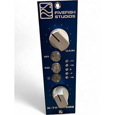 Used Five Fish X-72 mk500 Mic Preamp Rack Equipment