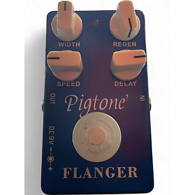 Used Flanger pigtone Effect Pedal