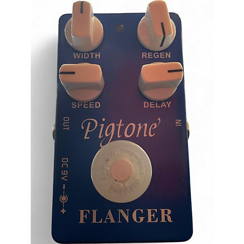 Used Flanger pigtone Effect Pedal