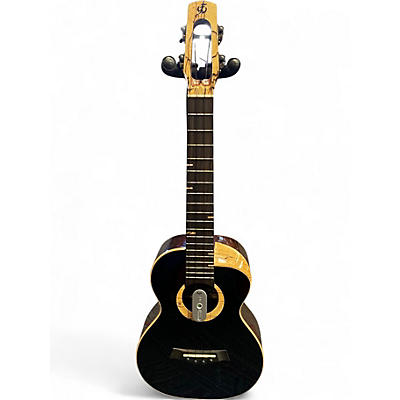 Used Flight 4SB Sammy Turton Signature Baritone Black Ukulele