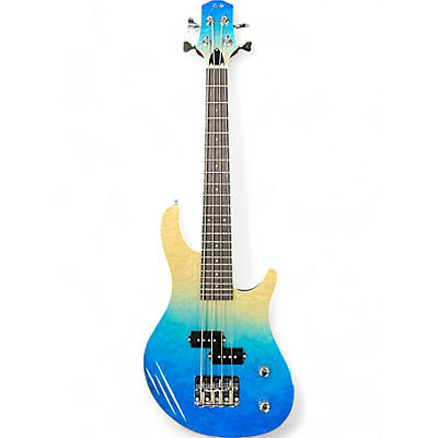 Used Flight TBL Ocean Blue Burst Electric Bass Guitar