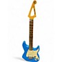 Used Floyd Rose discover series Blue Solid Body Electric Guitar Blue