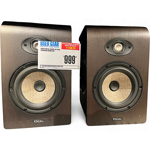 Used Focal Shape 65 Pair Powered Monitor