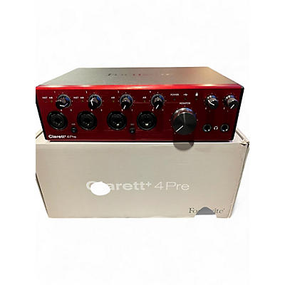 Used Focusite CLARETT+ 4 PRE Audio Interface