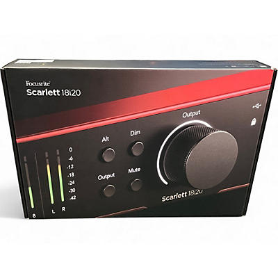 Used Focusrite 18I20 Gen 4 Audio Interface