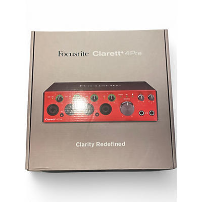 Used Focusrite CLARETT+ 4Pre Audio Interface