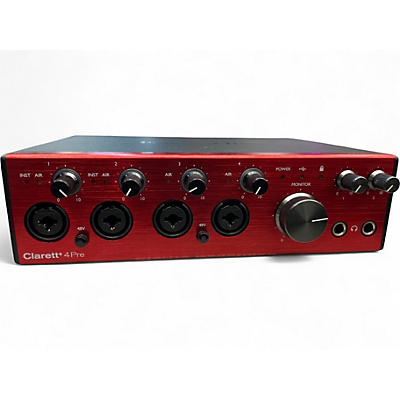 Used Focusrite Clarett 4Pre Audio Interface