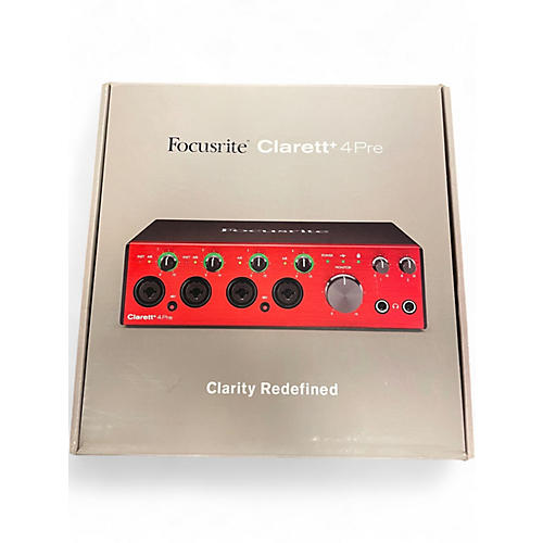Used Focusrite Clarett+ 4Pre Audio Interface