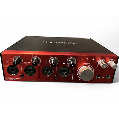 Used Focusrite Clarett 4Pre Audio Interface