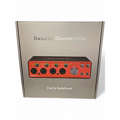 Used Focusrite Clarett+ 4Pre Audio Interface