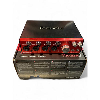 Used Focusrite Clarett 4Pre Audio Interface