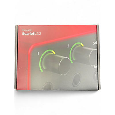 Used Focusrite SCARLETT 2I2 GEN 4 Audio Interface