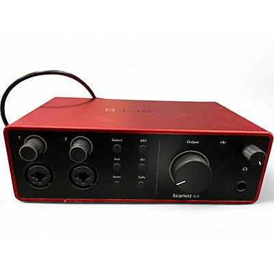 Used Focusrite SCARLETT 4I4 GEN 4 Audio Interface