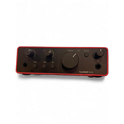 Used Focusrite SCARLETT SOLO 4TH GEN Audio Interface