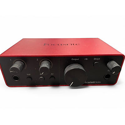 Used Focusrite SCARLETT SOLO GEN 4 Audio Interface