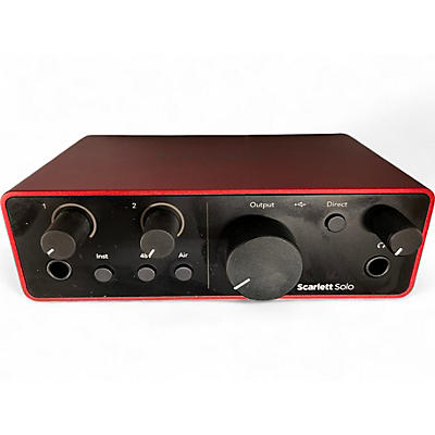 Used Focusrite SCARLETT SOLO GEN 4 Audio Interface