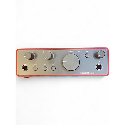 Used Focusrite SCARLETT SOLO GEN 4 Audio Interface