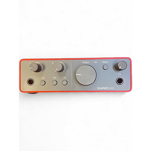 Used Focusrite SCARLETT SOLO GEN 4 Audio Interface