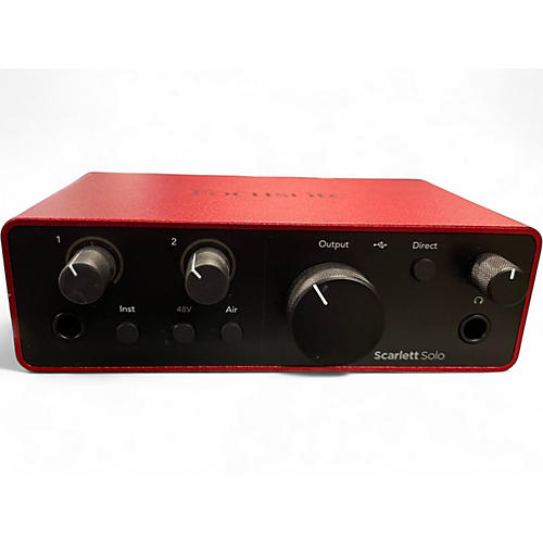 Used Focusrite SCARLETT SOLO GEN 4 Audio Interface