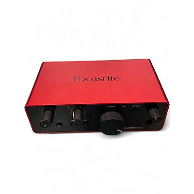 Used Focusrite SCARLETT SOLO GEN 4  Audio Interface