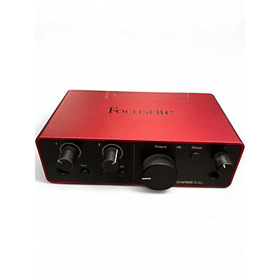 Used Focusrite SCARLETT SOLO GEN 4 Audio Interface