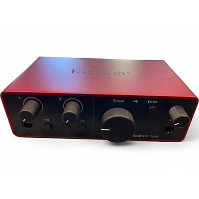 Used Focusrite SCARLETT SOLO GEN 4 Audio Interface