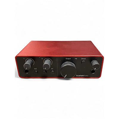 Used Focusrite SCARLETT SOLO GEN 4 Audio Interface